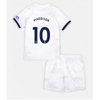 Echipament fotbal Tottenham Hotspur James Maddison #10 Tricou Acasa 2023-24 pentru copii maneca scurta (+ Pantaloni scurti)